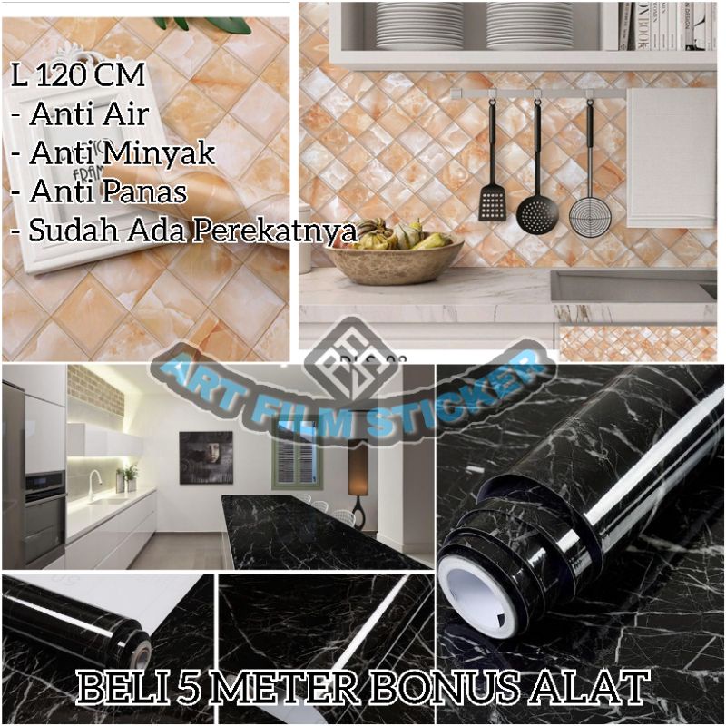 STIKER MARMER DAPUR/STIKER MARMER GLOSY/STIKER MARMER MEJA/WALLPAPER MARMER/STIKER MARMER/STICKER120