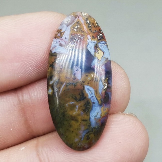 Batu Akik Pancawarna Klawing Asli