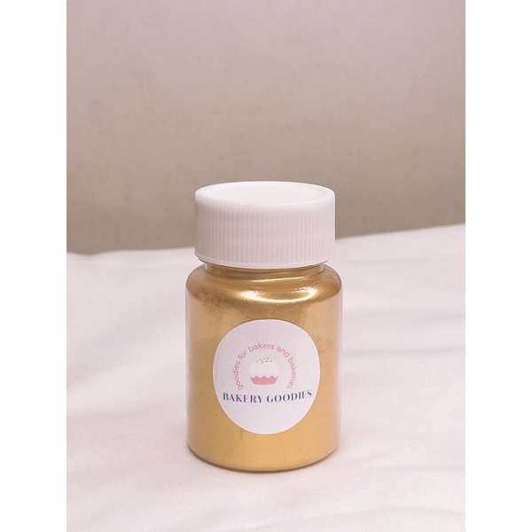 

luster dust emas kuning Lustre dust gold bubuk pewarna kue emas non toxic edible