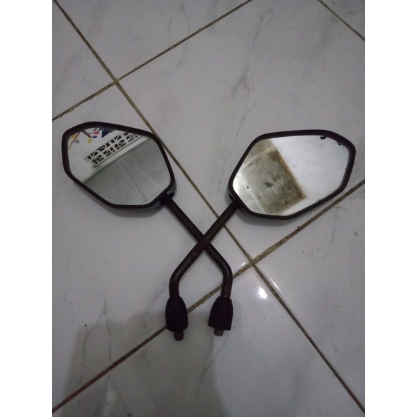 Sepasang spion kaca spion Honda Tiger Revo Tiger lama Megapro mono Verza