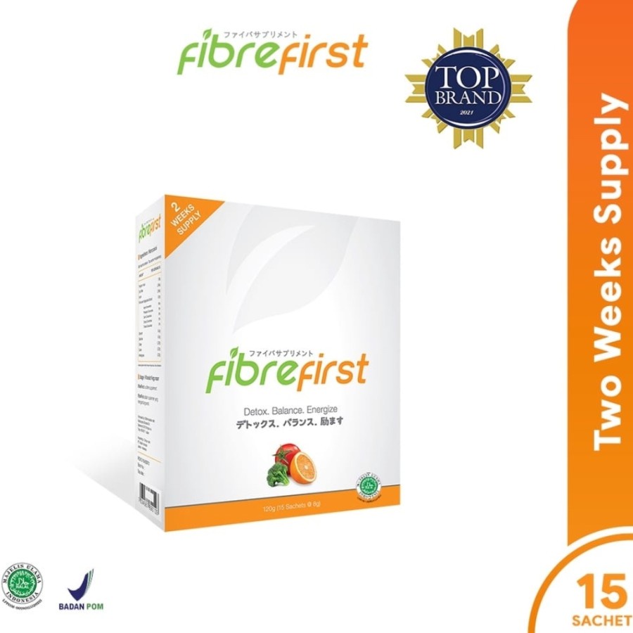 Fibre First Detox Slimming Fibrefirst isi 15 sachet Fiber first