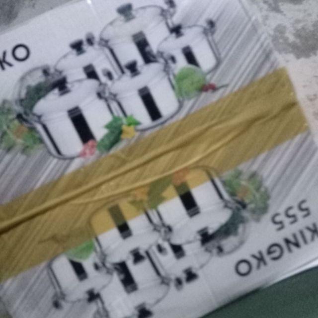 Panci 1 Set 5 Pcs Kingko / Homelux America High Pots + Steamer Stainless Steel