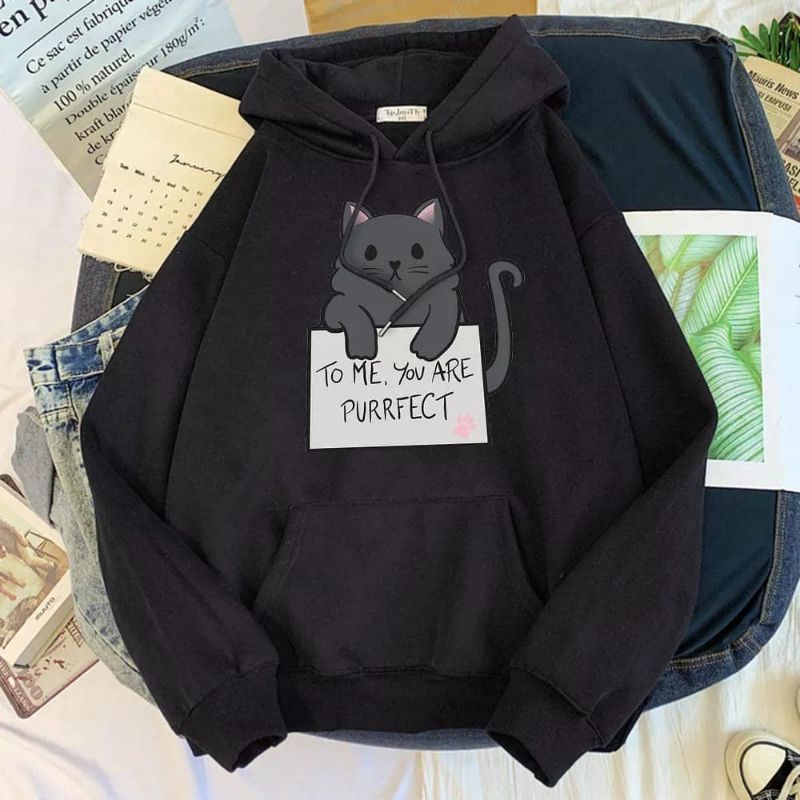 PURFECT SWEATER HOODIE LUCU OVERSIZE | SWEATSHIRT OVERSIZE KOREAN STYLE | HOODIE PREMIUM OVERSIZE-1
