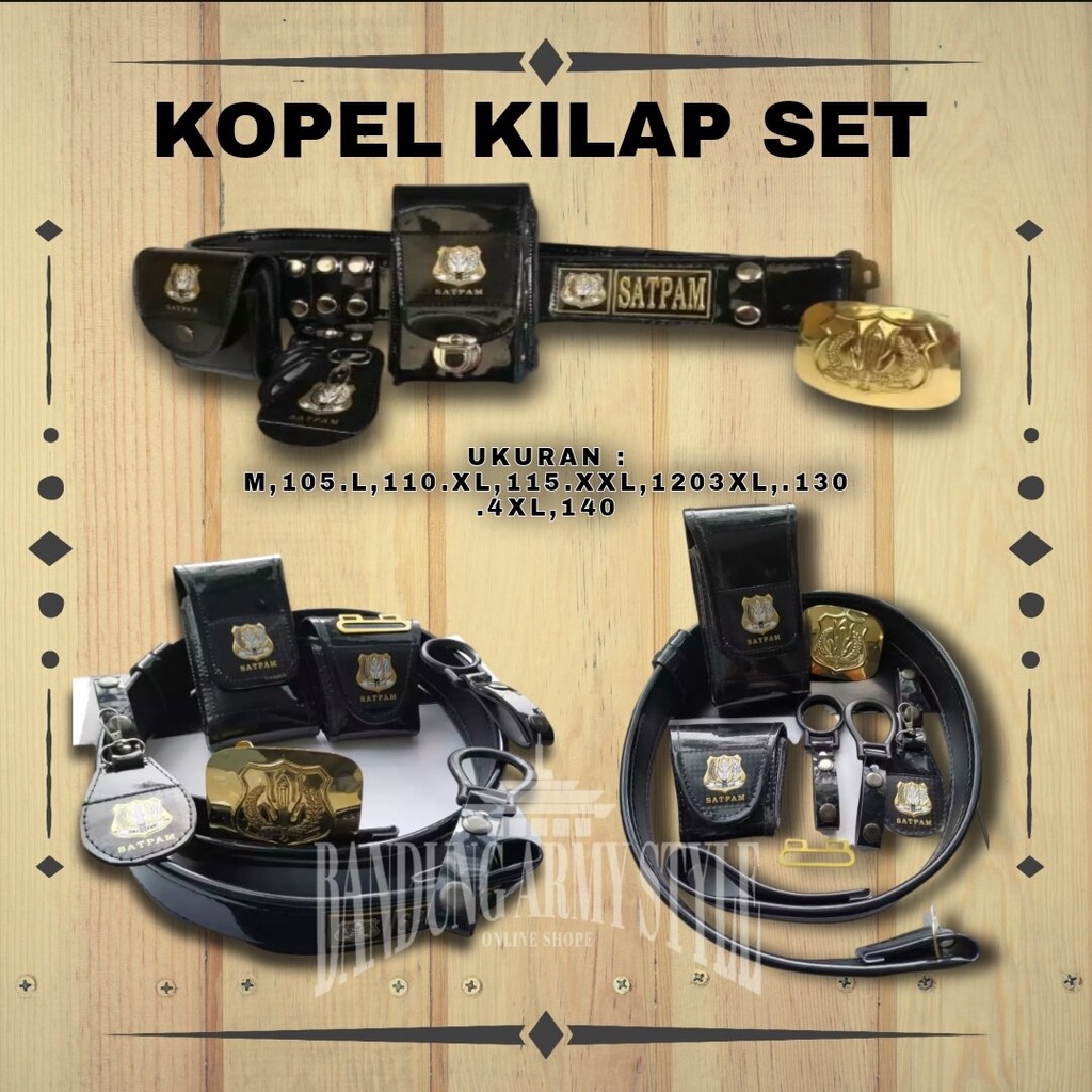 kopel set/kopel satpam/kopel satpam tanpa kepala kopel