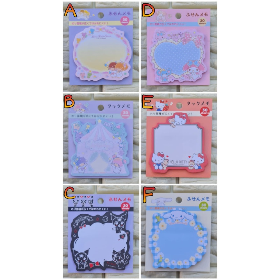 

POST IT UKIR ORI MELODY CINAMOROLL LTS