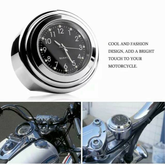 Jam Motor/jam untuk stang motor stylish