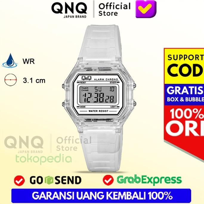 Jam Tangan Wanita Q&Q ORIGINAL QB73-35A Arloji Cewek QQ QNQ Digital