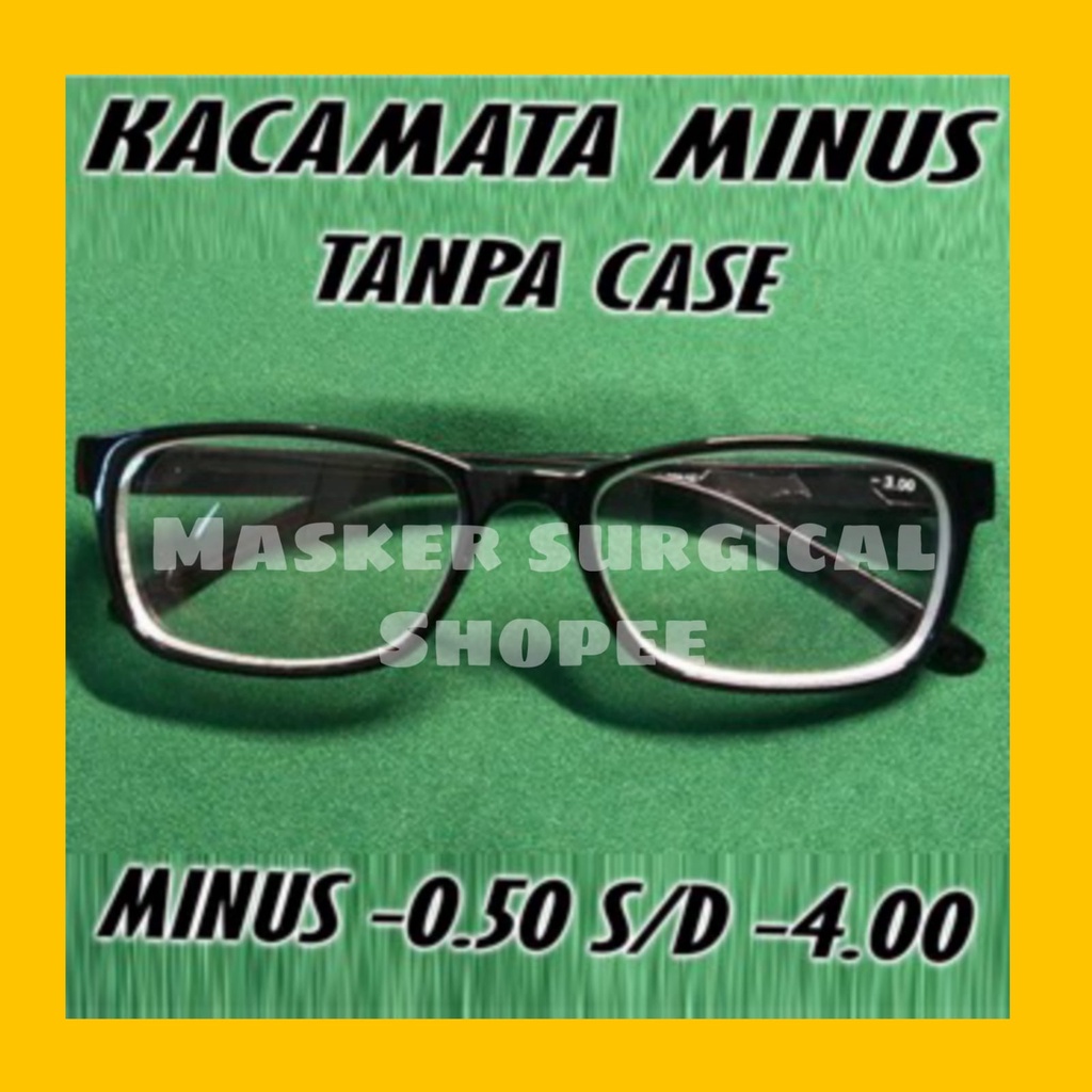 Kacamata baca minus /  kacamata minus ukuran -0.50 s/d -4.00 / kacamata minus terbaru wanita pria