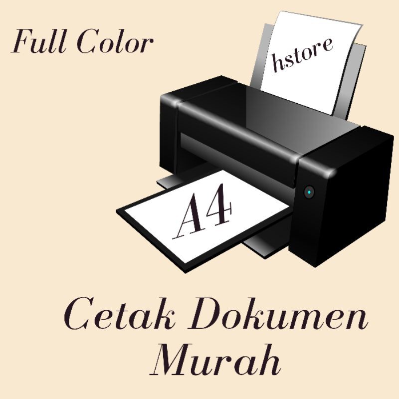 Cetak Dokumen Print Lembar A4 Cepat Murah Skripsi Cetak Online