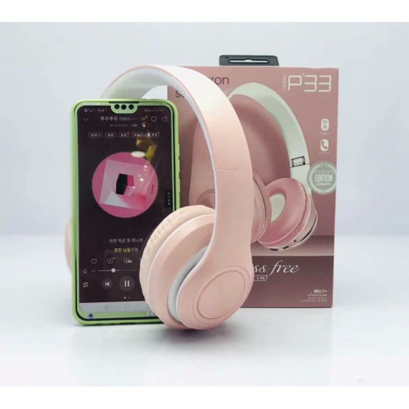 Headset Bluetooth Bando inpods Macaron P33 / Headphone Inpods Macaron