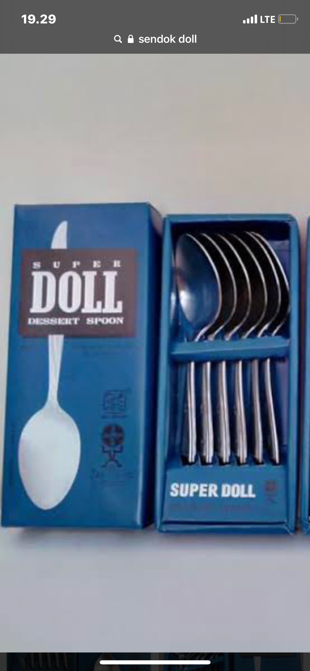 Sendok Teh Stainless Steel Super Doll