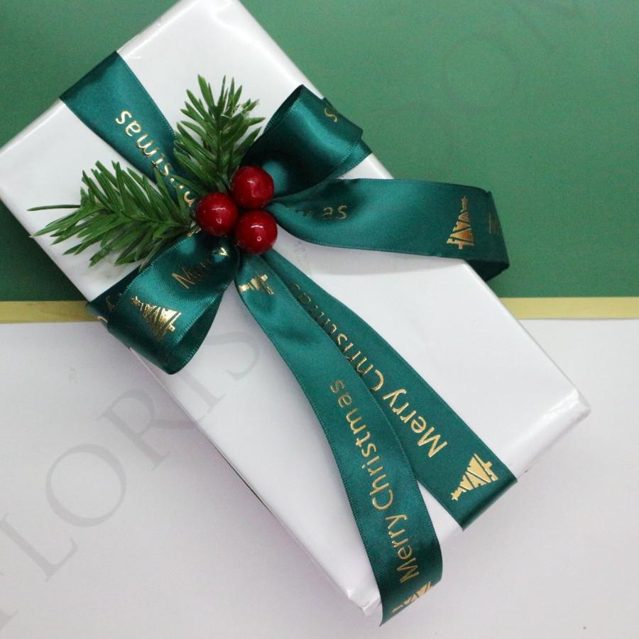 

✯ Pita Satin Merry Christmas ±2.5cm x 20 yard ☏