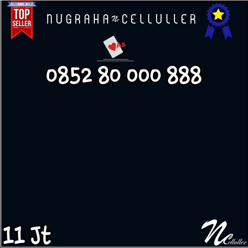Nomor Cantik Kartu As Triple 0852 80 000 888