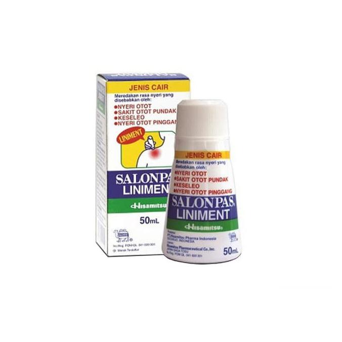 Ready Stock Salonpas Twinpack - Liniment Cairan Pereda Nyeri 50 Ml