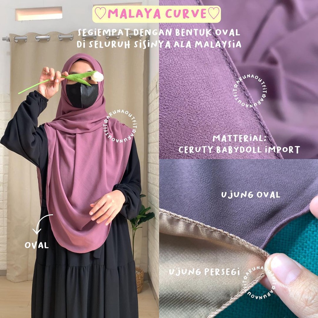 MALAYA CURVE BY HIJABYLO