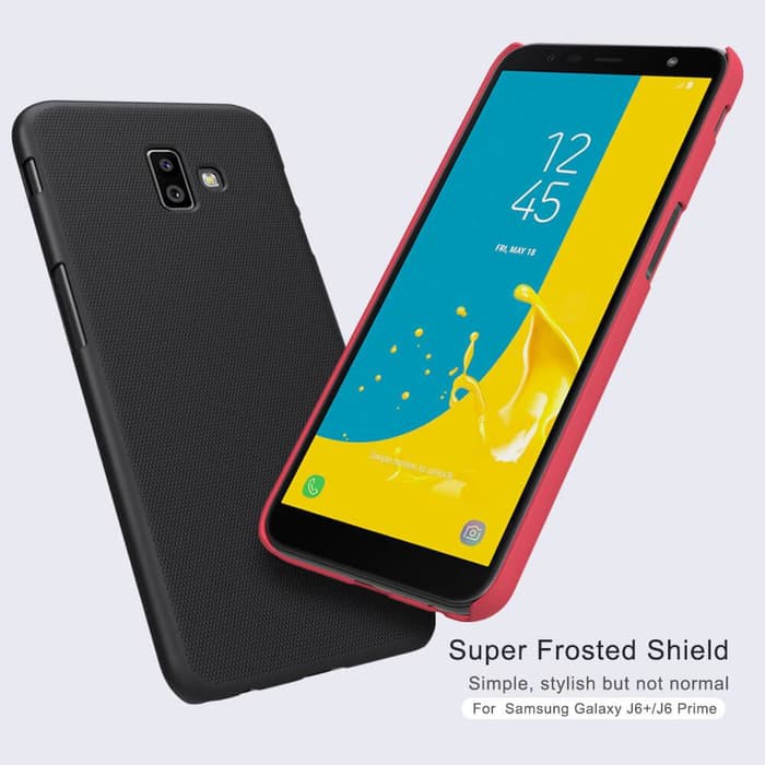 Hard Case SAMSUNG Galaxy J6 Plus J6+ Nillkin Frosted Shield Casing Original