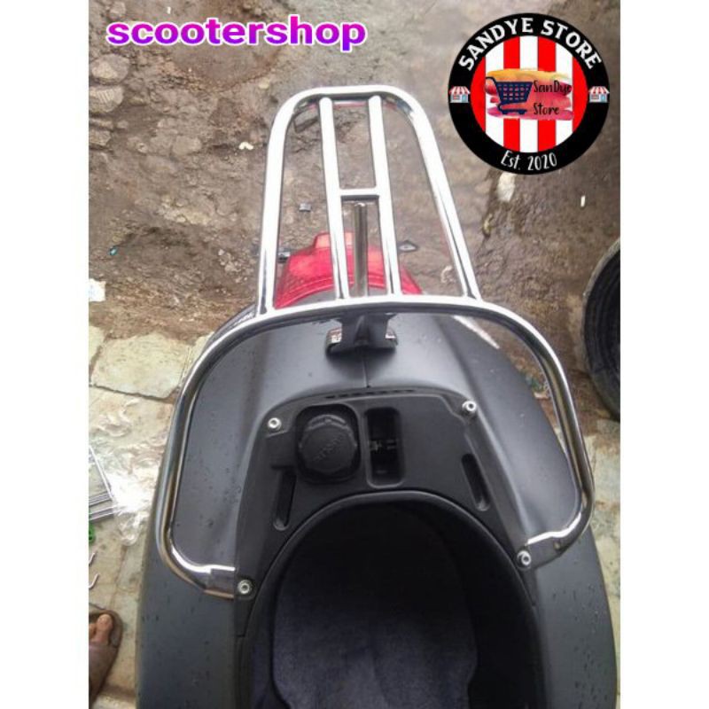 Bracket box untuk vespa Lx/S untuk box givi dan costem