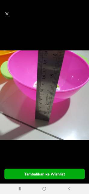 MANGKOK TRIXY BUAH / SALAD PLASTIK SERBAGUNA WARNA WARNI ACAK MURAH