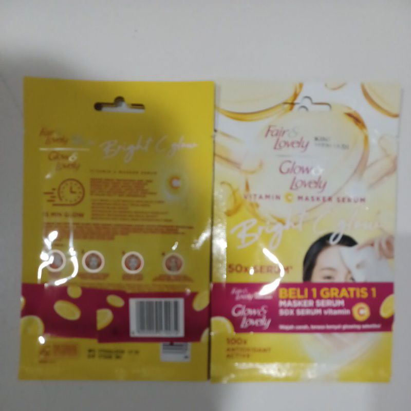 Glow &amp; Lovely Masker serum  Isi 2 (2x20g)