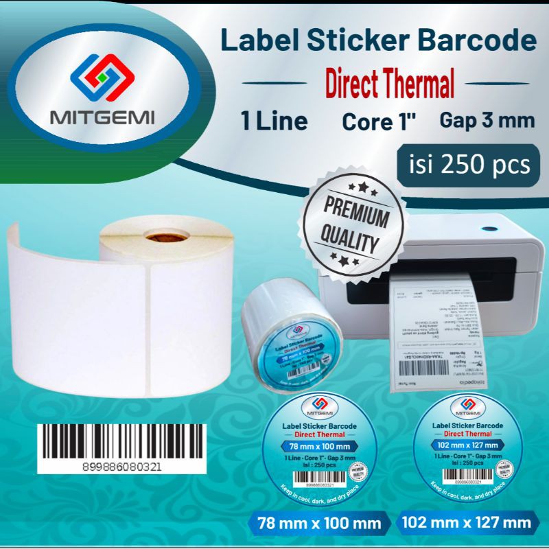 

label barcode - sticker barcode - label thermal - label pengiriman - label cetak alamat pengiriman