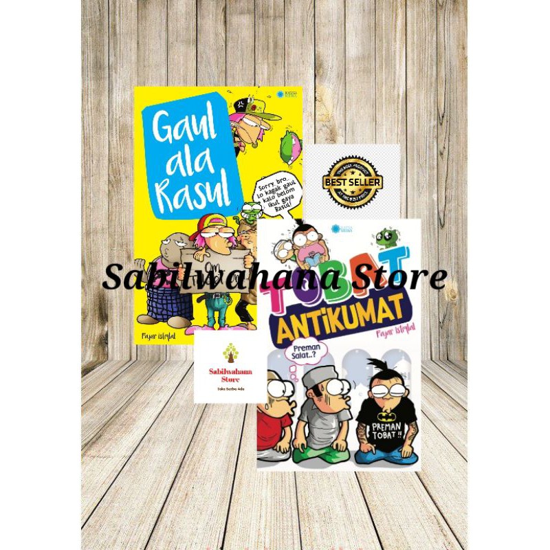 Buku Paket Hijrah/Komik Gaul Ala Rasul + Tobat Anti Kumat/Best Seller