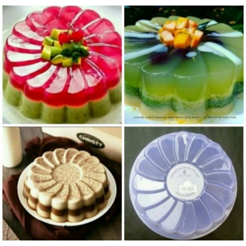 CETAKAN PUDING BUNGA MATAHARI / CETAKAN KUE BOLU KUKUS DIAMETER 22 CM