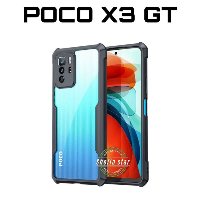 Case XIAOMI POCO X3 GT/X3 NFC /F3/M3 X3 Pro Had Case Shockproof Transparan Camera Protect