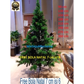 Pohon Natal 1,2 meter Tanpa Accesories / 1.2 m / 4 feet / 120 cm