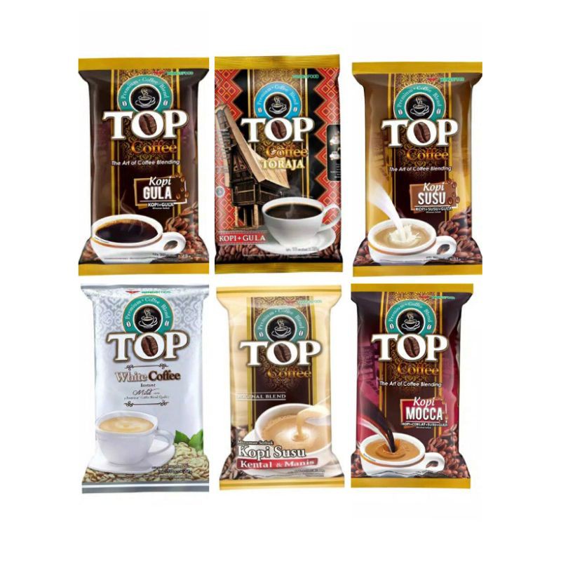 Jual Top Coffee Kopi Gula Skm Mocha Susu Toraja All Variant G Renceng Isi Sachet Shopee