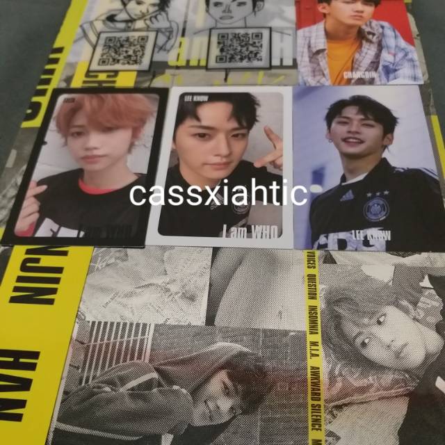 Stray Kids 2nd Mini Album I am Who unsealed, photocard, postcard
