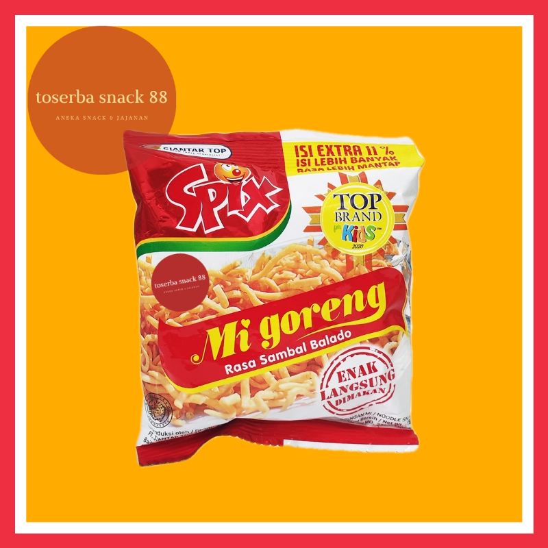 

SPIX MIE GORENG/Mie Goreng Siap Saji (17 gram)