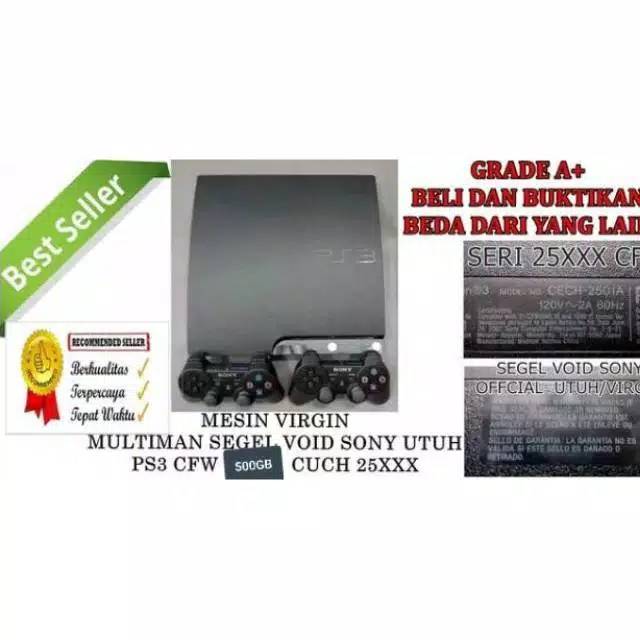 Playstation 3 slim 500gb / PS3 Slim 500gb seri 25xxx