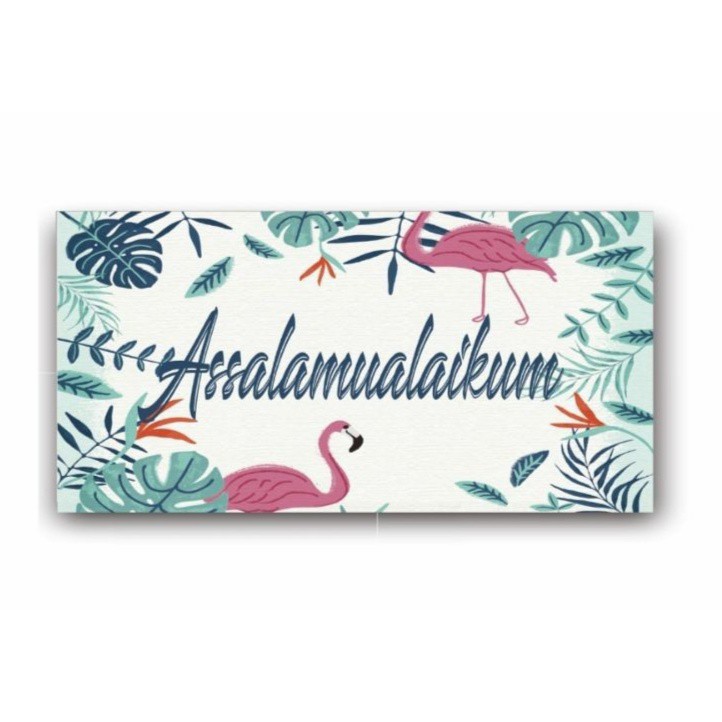 Wallpaper Decor Dinding Cantik/Hiasan Dinding Cantik Flamingo/Dekorasi Dinding Murah