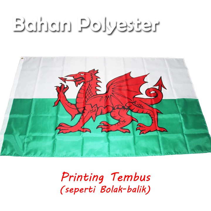 Bendera Wales ukuran 150x90cm