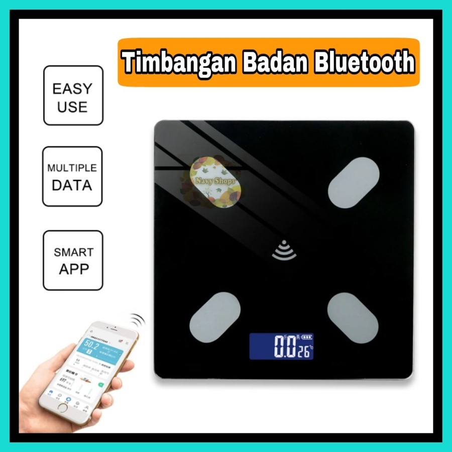 NS - Timbangan Badan Bluetooth App Bluetooth Smart Scale
