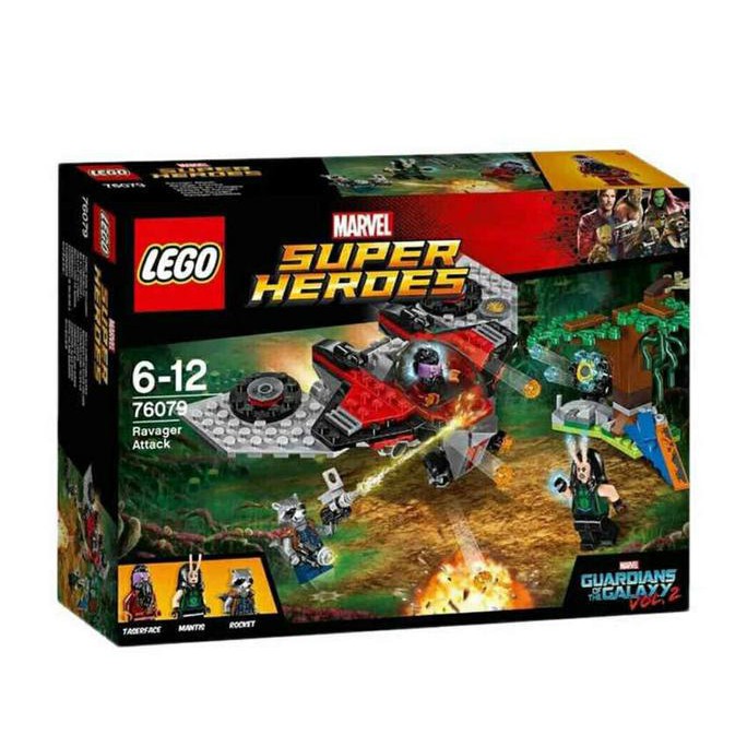 LEGO 76079 Marvel Super Heroes Ravager Attack Mainan Blok dan Puzzle