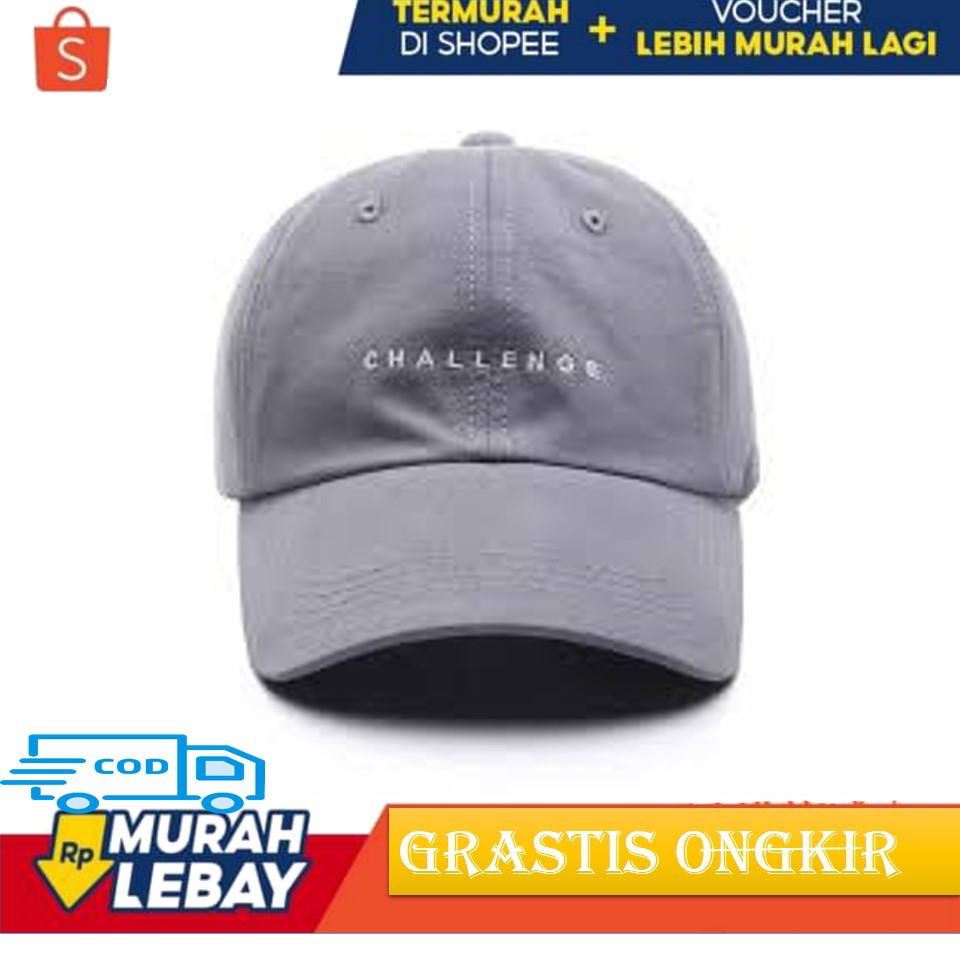 topi baseball pria original distro Challenge Kekinian Murah Bordir Gaya Korea