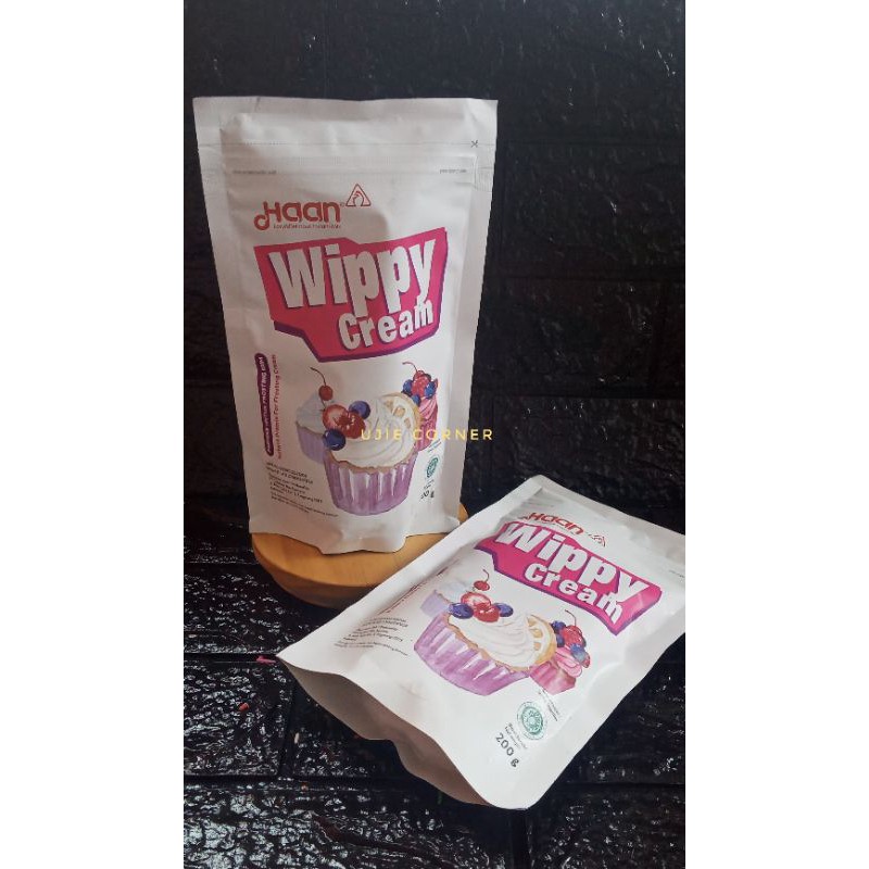 

Whipped cream bubuk wippy cream haan