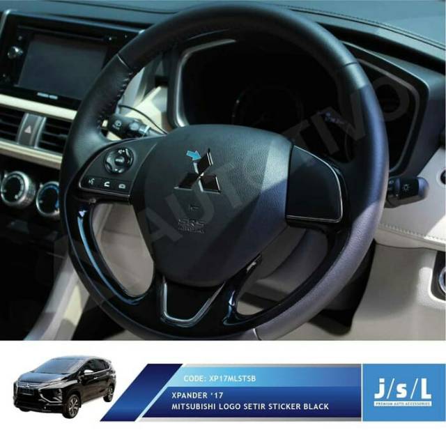 STIKER LOGO SETIR STIR MOBIL XPANDER HITAM