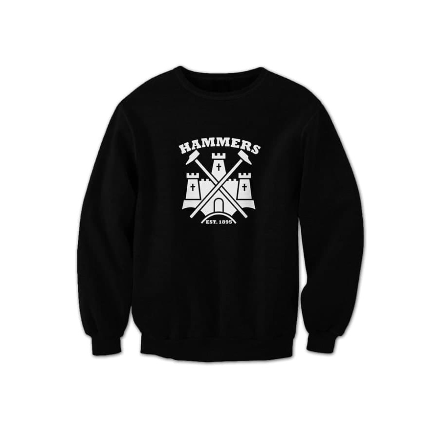 Baru Jaket Sweater Jumper Westham United Est 1895 Grade Ori Jersey Futsal |