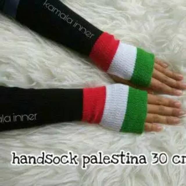 Handsock rajut Palestine