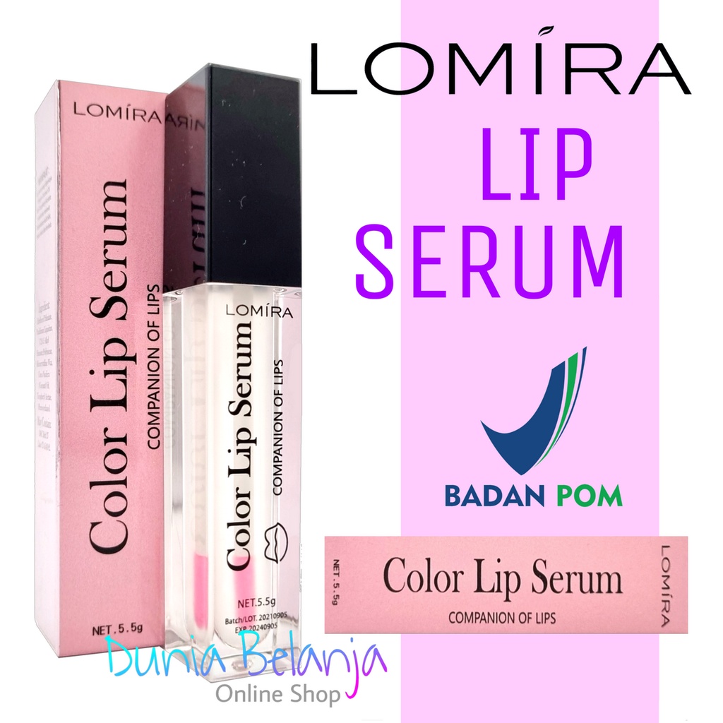 Jual LIP SERUM LOMIRA TERDAFTAR BPOM LOMIRA COLOR LIP SERUM SERUM