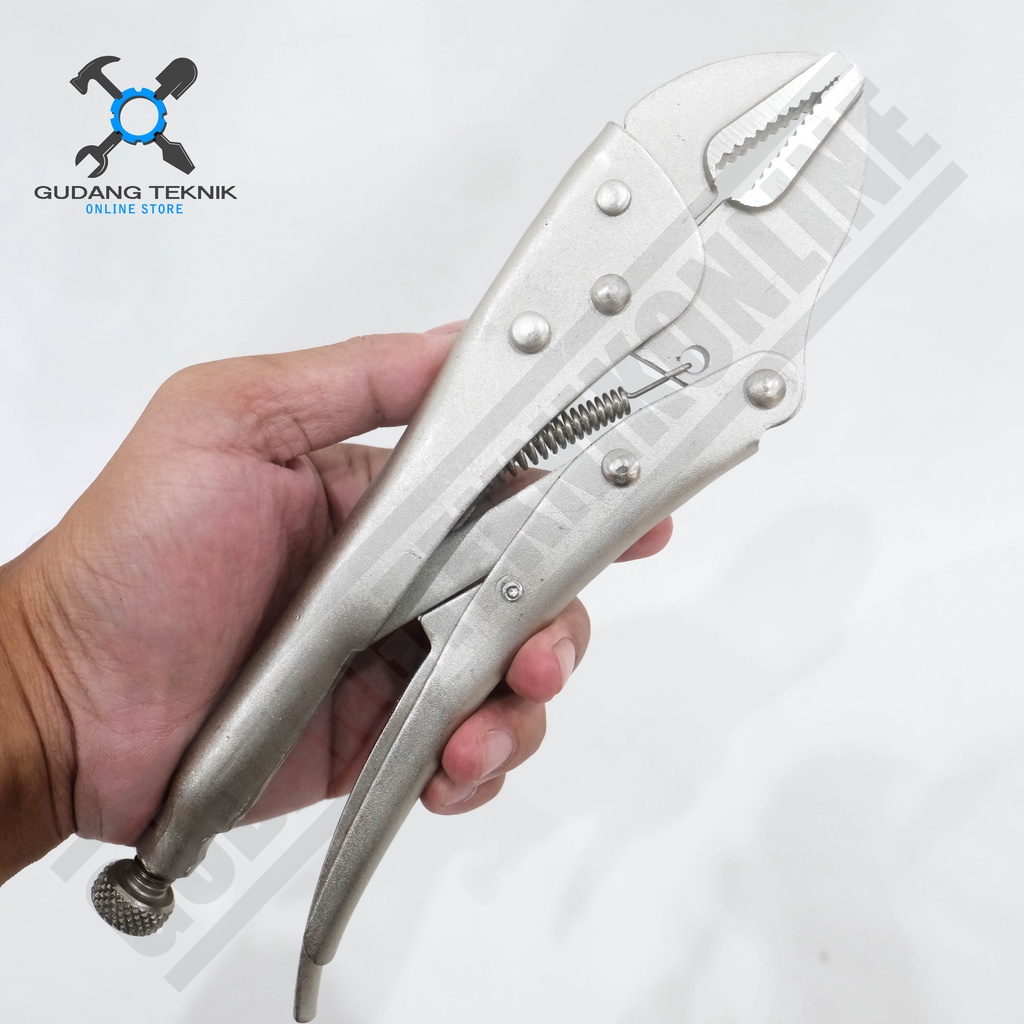 Tang Buaya 10&quot; MULTIPRO Lurus Bengkok / Locking Plier Straight Jaw  - Tang Jepit Buaya MULTIPRO