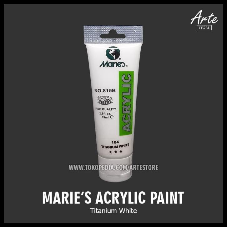 

Cat Akrilik Maries Titanium White 75 Ml