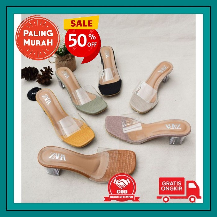 Hils Wanita Hills Hells Haihils Haihil Sepatu Hak Pesta Import Te Pf85 Sandal Heels Kaca Wanita Zara