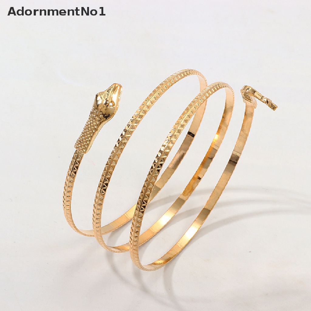 [AdornmentNo1] Punk Open Adjustable Snake Cuff Bracelet Women Gothic Wrist Bangles Jewelry Gift [new]