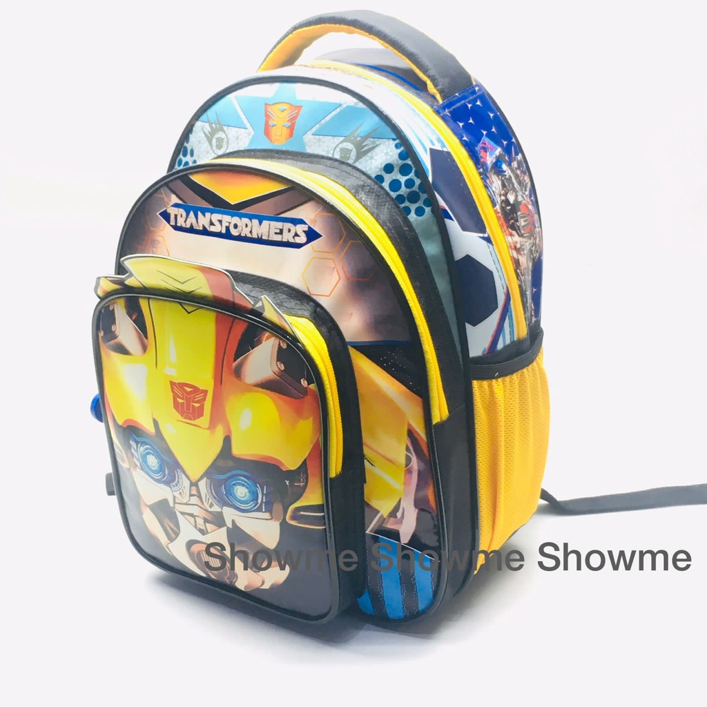 Showme Tas Ransel Anak Sekolah PAUD Playgroup TK 3D - Timbul - TRANSFORMERS