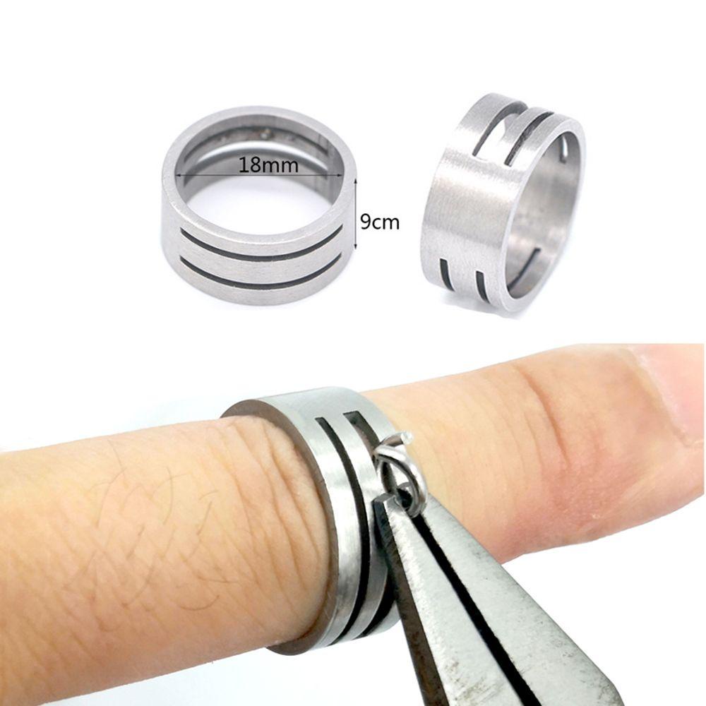 NEEDWAY Jump Ring Buka Tutup Stainless Steel DIY Handmade Craft Tang Pembuka Helper