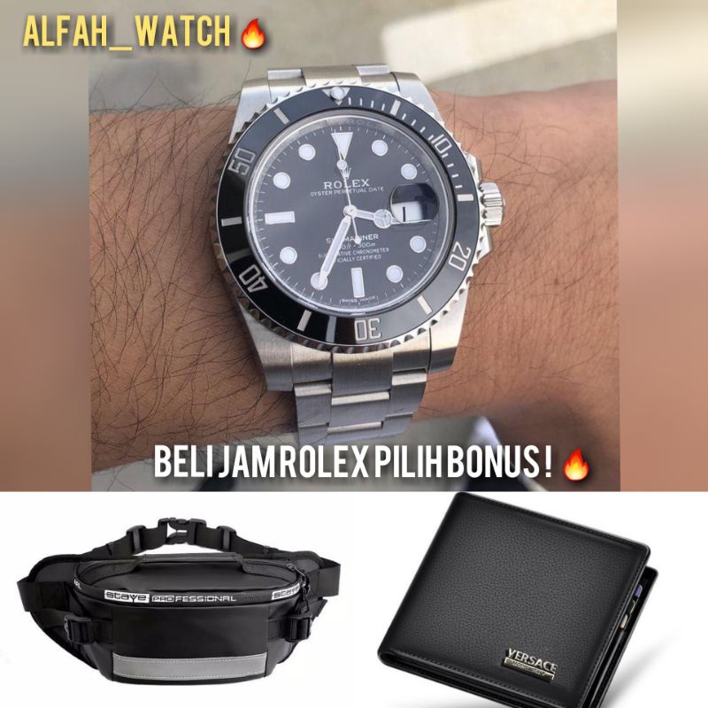 JAM TANGAN PRIA ROLEX PREMIUM TERBAIK