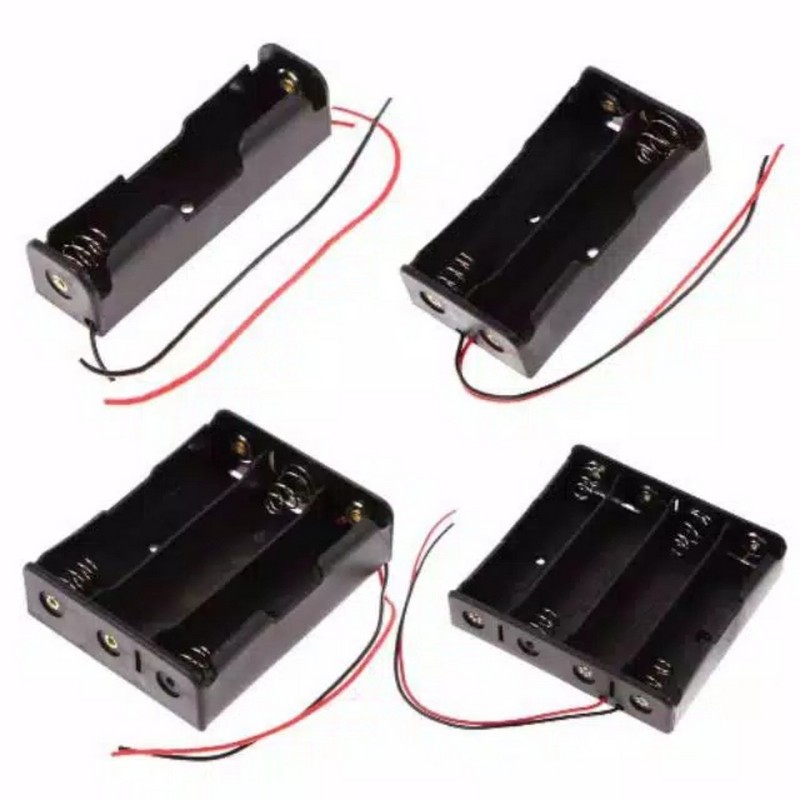 Case Holder Baterai Box 1 X 18650 Dengan Kabel 1 Slot